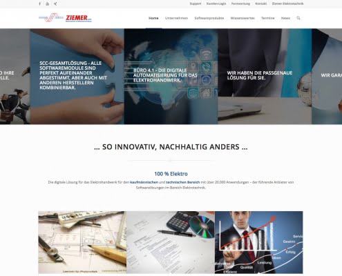 Bottega Design Referenz Illustration Webscreens von Ziemer Software