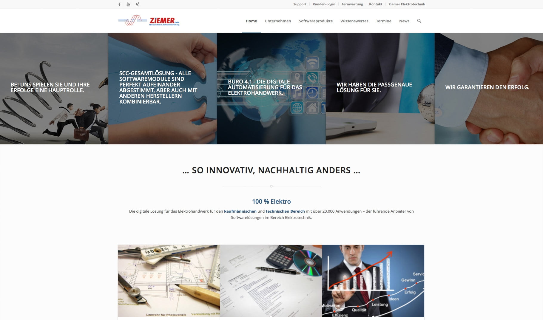 Bottega Design Referenz Illustration Webscreens von Ziemer Software