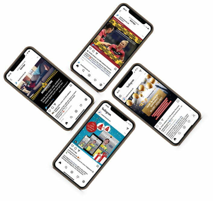 Bottega Design Referenz Illustration Webseite auf iPhone für myTischtennis.de